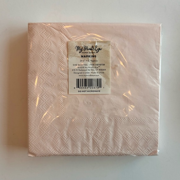 Pink and Gold “She Said Yes” Engagement Party Tableware Set - Picture 10 of 13